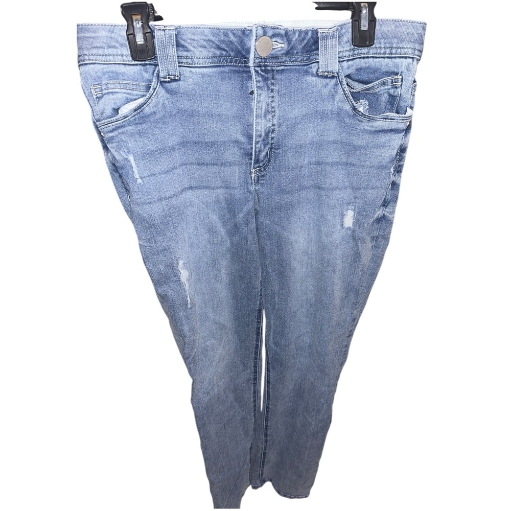 🩷 Democracy Women’s Ab Technology Distressed Medium Rise Skinny Jeans SIZE 12